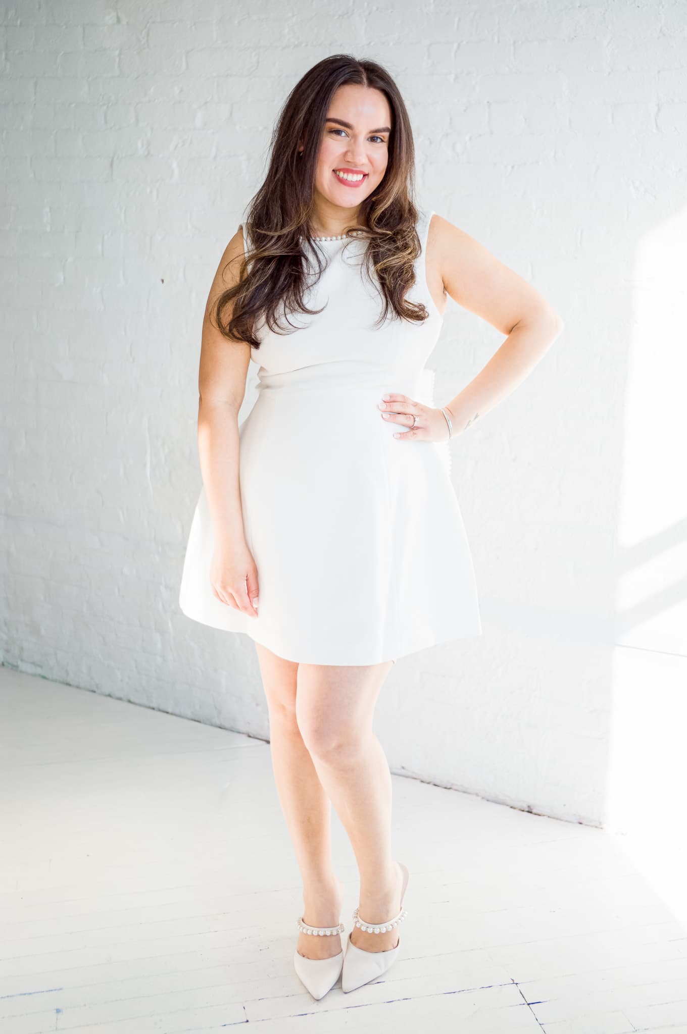 Jinet glowing in a beautiful portrait during the celebration